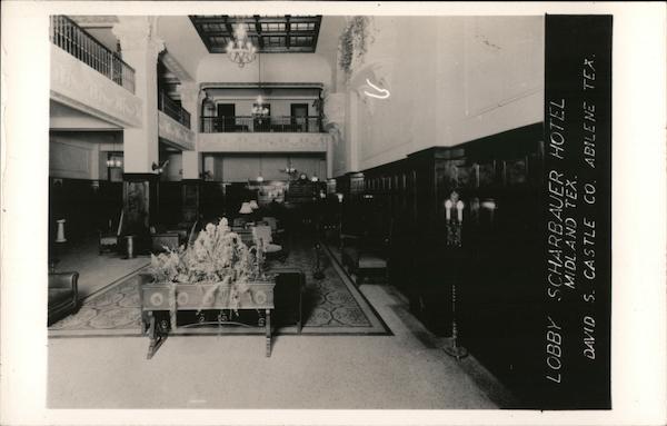 Lobby Scharbauer Hotel Midland Texas