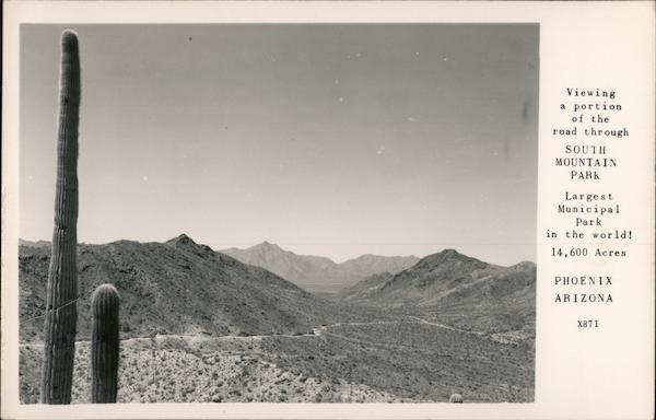 South Mountains Park, Phoenix Arizona