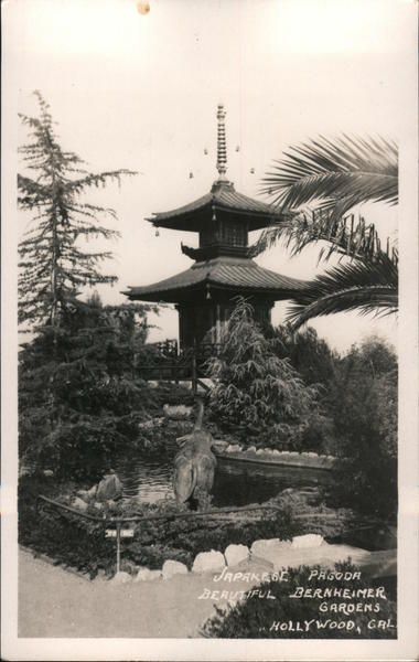 Japanese Pagoda, Bernheimer Gardens Hollywood California