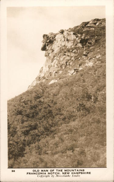Old Man of the Mountains Franconia Notch New Hampshire