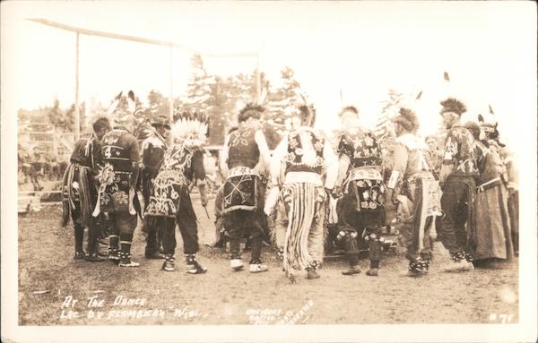 At the Dance Lac du Flambeau Wisconsin Native Americana