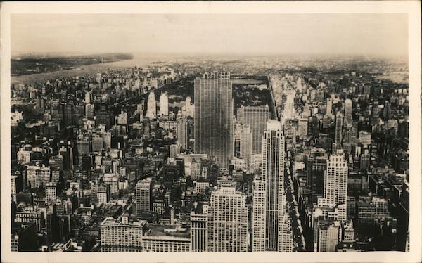 North View from the Empire State Building New York City