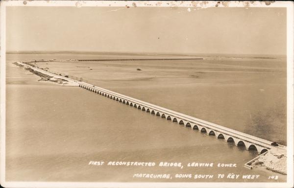 First Reconstructed Bridge, Leaving Lower Matacumbe Key West Florida