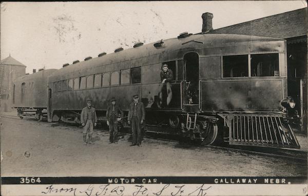 McKeen Motor Car and Crew Callaway Nebraska