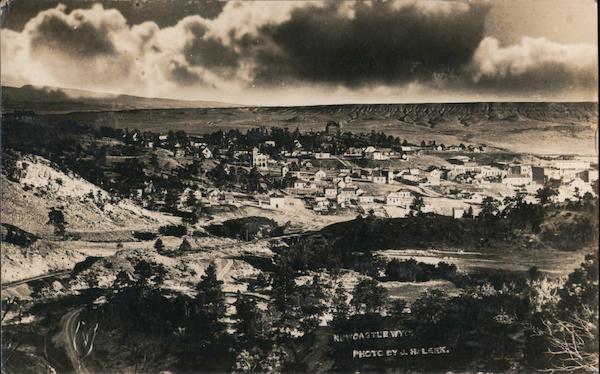 Panorama of Newcastle Wyoming J.H. Leek