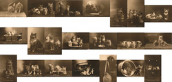 Lot of 21: Cats, Kittens Real Photo Series Postcard