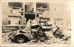 Morrison Apartments - Long Beach Earthquake, 1933 Postcard