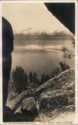 Mt. Tallac and Lake Tahoe Postcard