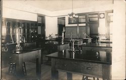 Science classroom, Scales Postcard