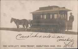 One More Left, Rapid Transit, 1905 Middletown, OH Postcard Postcard Postcard