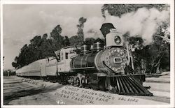 Train at Knott's Berry Farm Buena Park, CA Postcard Postcard Postcard