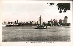 Part of Waterfront Vancouver, BC Canada British Columbia Postcard Postcard Postcard