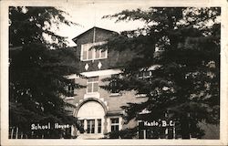 School House Postcard