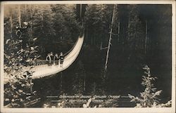 Suspension Bridge Capilano Canyon N. Vancouver, BC Canada British Columbia Postcard Postcard Postcard