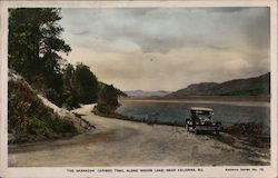 The Okanagan Cariboo Trail along Woods Lake Postcard