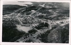 Aerial View - Uranium City, Lake Athabasca Postcard