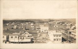 Grande Prairie from Water Tower Postcard