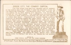 Dodge City, The Cowboy Capital Postcard