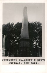 President Fillmore's Grave Postcard