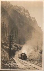 776. East Portal Connaught Tunnel, Mt Macdonald Postcard