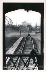 End of Main Line, The Alaska Railroad Fairbanks, AK Postcard Postcard Postcard