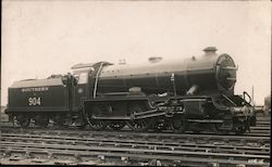 "Lancing" Southern Railway Schools Class V-904 Postcard