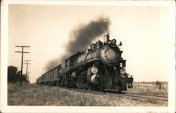 Kansas City Southern "Flying Crow" - Train #15, Engine 801 Postcard