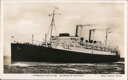 S/S Duchess of Bedford, Canadian Pacific Line Boats, Ships Postcard Postcard Postcard