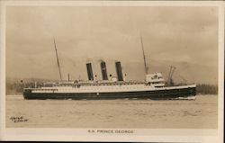 S.S. Prince George Steamers Postcard Postcard Postcard