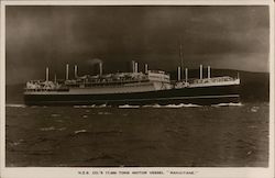 N.Z.S. Co.'s 17,000 Tons Motor Vessel "Rangitane" Boats, Ships Postcard Postcard Postcard