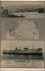 Klaveness Line and Sorlandet Training Ship Postcard