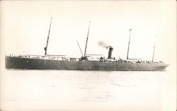 Unidentified Early Steamship Steamers Postcard Postcard Postcard