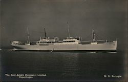M.S. Boringia, East Asiatic Company, Ltd. Postcard