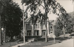 Town Hall Blue Hill Maine Postcard