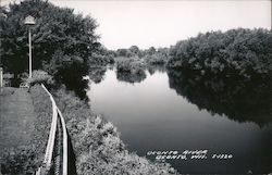 Oconto River Postcard
