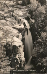 Falls Shell Canon, Bighorn Mountains Postcard