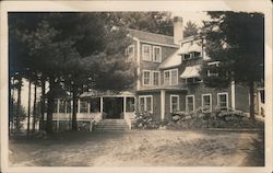 Main Camp at Farrington's Center Lovell, ME Postcard Postcard Postcard