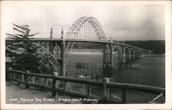Yaquina Bay Bridge - Oregon Coast Highway Postcard