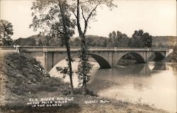 Elk River Bridge on the Prize Drive in the Ozarks Noel, MO Postcard Postcard Postcard