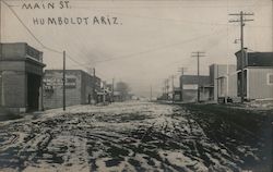 Main St. Humboldt Ariz. Postcard