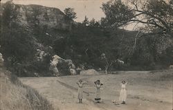 3 Women at Natural Bridge Postcard