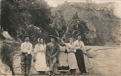 Group at Natural Bridge Postcard