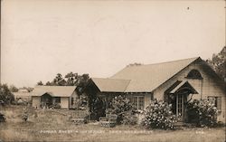Junior Roost and infirmary Camp Marbury Postcard