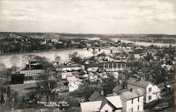 Bird's Eye View of Marietta Ohio Postcard Postcard Postcard