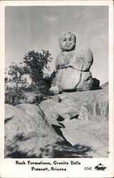 Rock Formations, Granite Dells Prescott, AZ Postcard Postcard Postcard