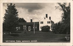 Mathews Farm Monson, ME Postcard Postcard Postcard