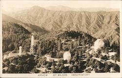 Airview Mt. Wilson Observatory Postcard