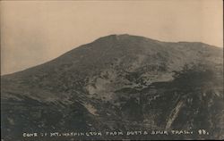 Cone of Mt. Washington from Boott Spur Trail Gorham, NH Postcard Postcard Postcard