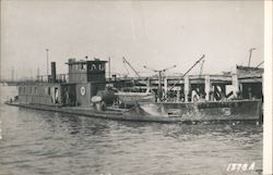 Tugboat Charlotte S. Postcard