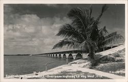 Spanish Harbor Viaduct - Overseas Highway to Key West, Fla. Postcard